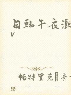 日韩午夜激情av