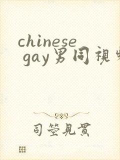 chinese gay男同视频