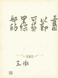 哪里可以看韩国的综艺节目