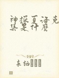 神探夏洛克00集是什么封面