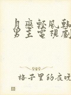 月恋轻风韩剧双男主电视剧在线观看