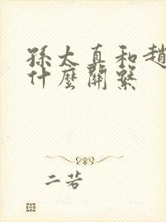 孙太真和赵匡胤什么关系