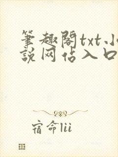 笔趣阁txt小说网站入口