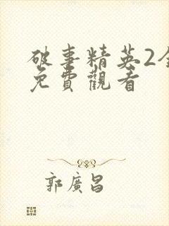 破事精英2全集免费观看