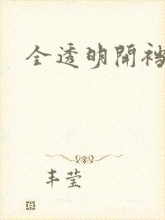 全透明开裆内裤