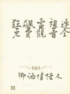 狂飙电视连续剧免费观看全集