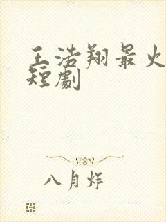 王浩翔最火十部短剧