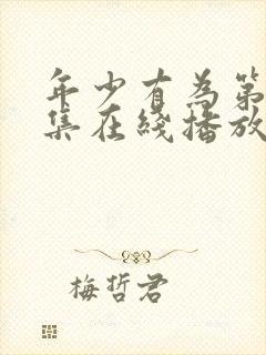 年少有为第10集在线播放免费观看