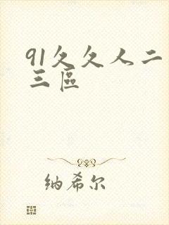 91久久人二区三区