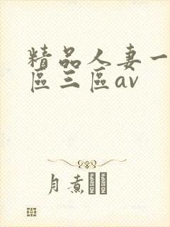 精品人妻一区二区三区av