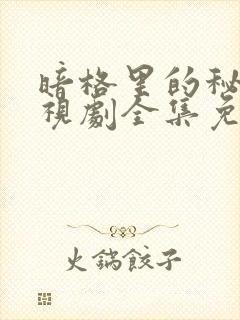 暗格里的秘密电视剧全集免费