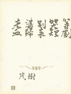 老婆别哭等我浴血归来短剧在线观看