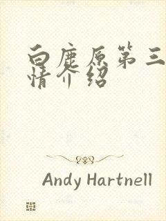 白鹿原第三集剧情介绍