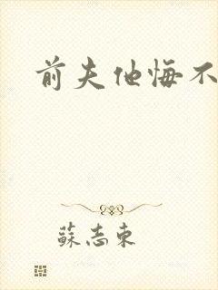前夫他悔不当初封面