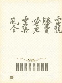 风云必胜电视剧全集免费观看封面