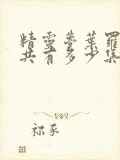 精灵梦叶罗丽一共有多少集封面