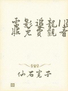 电影追龙1国语版免费观看