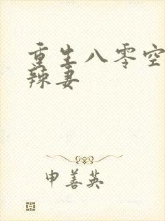 重生八零空间小辣妻
