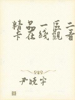 精品一区二区不卡在线观看