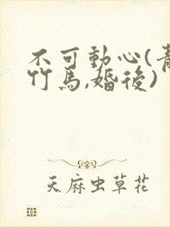 不可动心(青梅竹马,婚后)