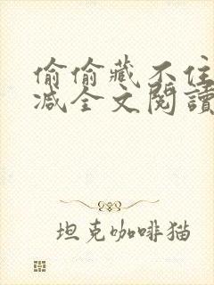 偷偷藏不住无删减全文阅读免费