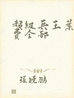 超级兵王叶谦免费全部