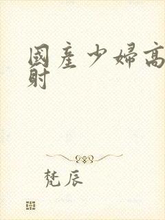 国产少妇高清内射