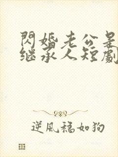 闪婚老公是豪门继承人短剧封面