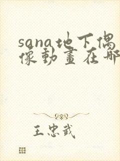 sana地下偶像动画在哪里看封面
