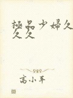 极品少妇久久久久久