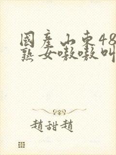 国产山东48老熟女嗷嗷叫白浆