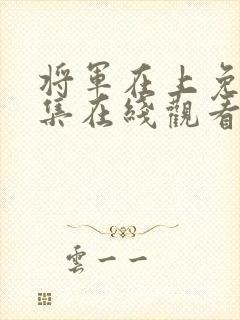 将军在上免费全集在线观看电视剧