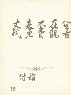 丈夫不在公么追我免费观看电视剧最