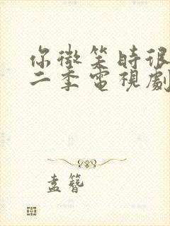 你微笑时很美第二季电视剧免费观看