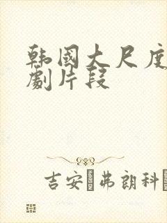 韩国大尺度电视剧片段