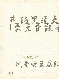 我的黑道大佬第1季免费观看