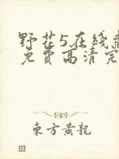 野花5在线观看免费高清完整5封面