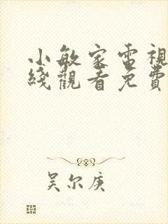 小敏家电视剧在线观看免费观看