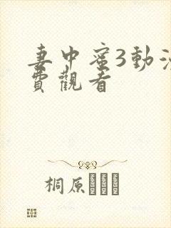 妻中蜜3动漫免费观看