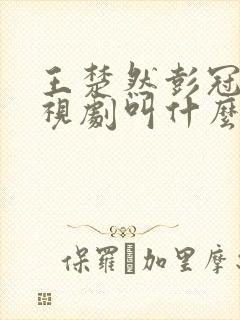 王楚然彭冠英电视剧叫什么名