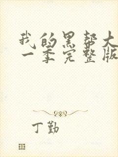 我的黑帮大佬第一季完整版免费