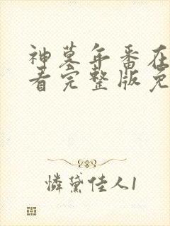 神墓年番在线观看完整版免费高清