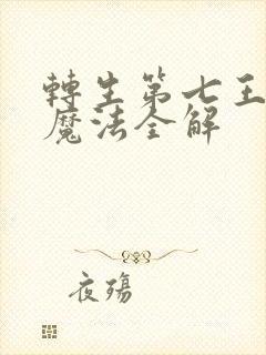 转生第七王子的魔法全解