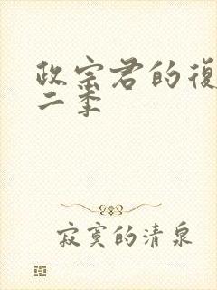 政宗君的复仇第二季