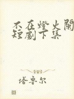 不在灯火阑珊处短剧下集