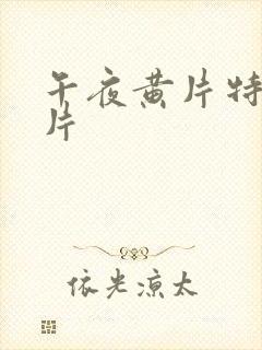 午夜黄片特色毛片