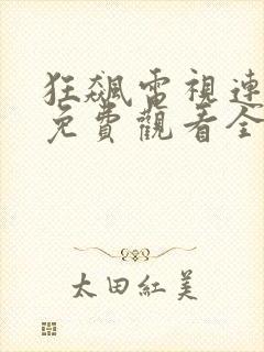 狂飙电视连续剧免费观看全集封面