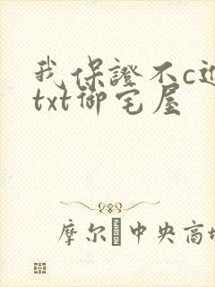 我保证不c进去txt御宅屋封面