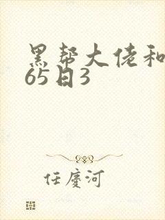 黑帮大佬和我365日3