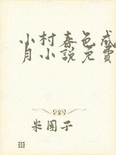 小村春色成刚兰月小说免费阅读